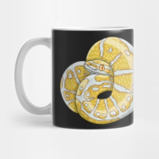 8bit albino ball python Mug